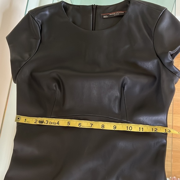 Zara Faux Leather Dress - Picture 5 of 7